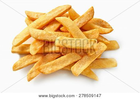Aerial View Of Big Steak Pommes Frites