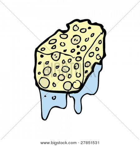 wet sponge drawing