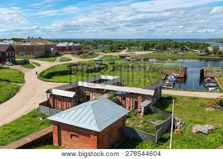 Solovki, Republic Of Karelia, Russia - June 27, 2018:the Village Of Solovetsky. The Prison Barrack O