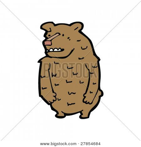 orso grizzly cartoon