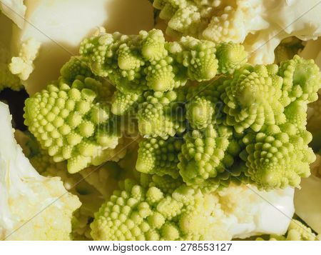 Romanesco Broccoli Vegetables Food