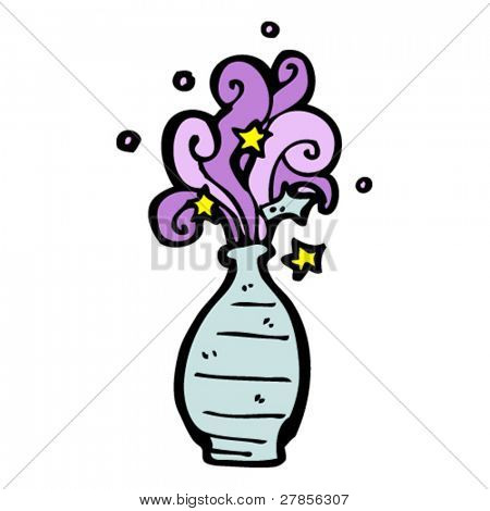 cartoon pentola magica pozione