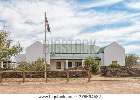 Tankwa Karoo National Park, South Africa, August 30, 2018: The Reception Office Of The Tankwa Karoo 