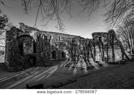 Castle Ruins Of Imperial Palatinate,  Kaiserswerth, Düsseldorf, Germany