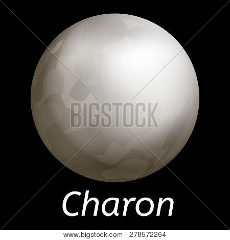 Charon Icon. Realistic Illustration Of Charon Icon For Web Design