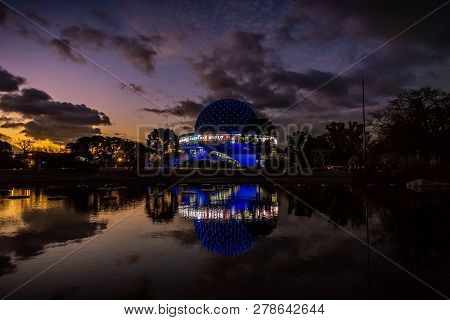 Buenos Aires, Argentina, July 7, 2018: Planetarium Named Galileo Galilei In Palermo