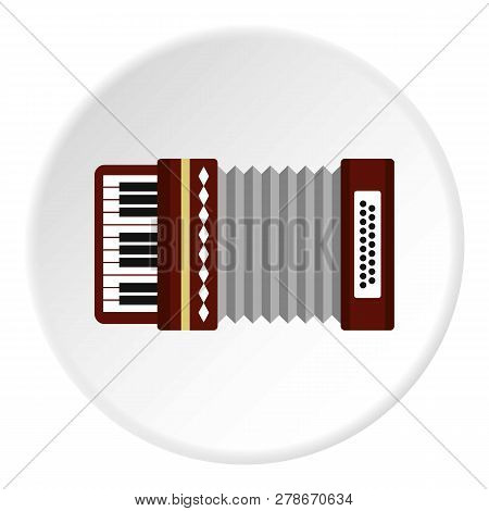 Harmonic Icon In Flat Circle Isolated Illustration For Web