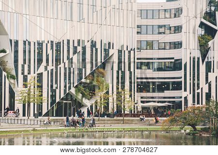 October 27, 2018. Germany, D Sseldorf. North Rhine. Building Complex, Known As K -bogen City Center,