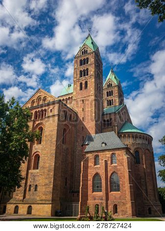 View From The Southeast To Speyer Cathedral, Germany