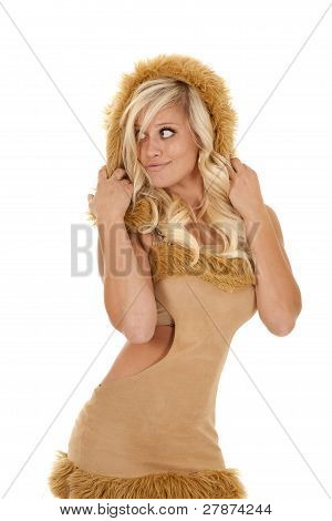 Woman Lion Smile