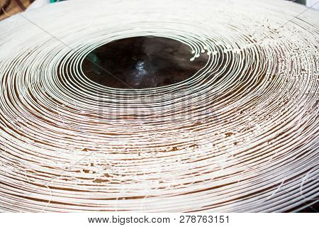 The Making Of Turkish Desert Kadayif Pastry In Display
