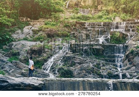 Mae Plun Waterfalls In Laplae Town Is One Of The Famous Tourist Attraction Place Of Uttaradit The No