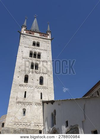 Susa, Turin, Piedmont, Italy: Medieval Cathedral Of San Giusto