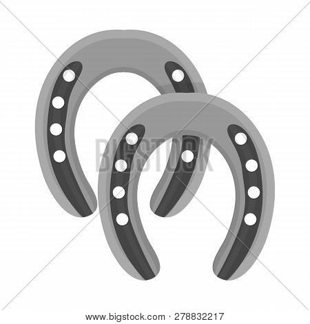 Vector Design Of Race  And Horse  Sign. Collection Of Race  And Racing  Stock Symbol For Web.