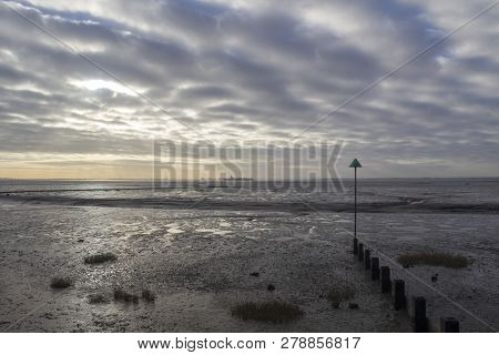 Bell Wharf Beach At Leigh-on-sea, Essex, England