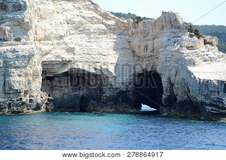 Part Of The Relief Of Paxos Island.