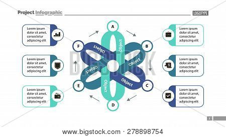 Flower Chart Slide Template Design. Element Of Chart, Diagram, Infographic. Concept For Presentation