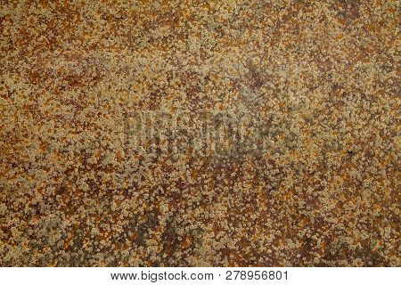 Rusty And Dirty Old Weathered Metal Sheet Texture.