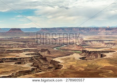 Green River Overlook In Canyonlands National Park, Utah