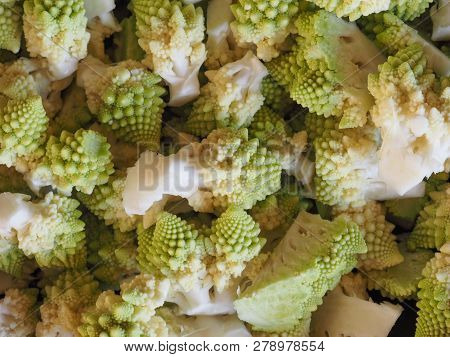 Romanesco Broccoli Vegetables Food