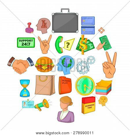Equipage Icons Set. Cartoon Set Of 25 Equipage Vector Icons For Web Isolated On White Background
