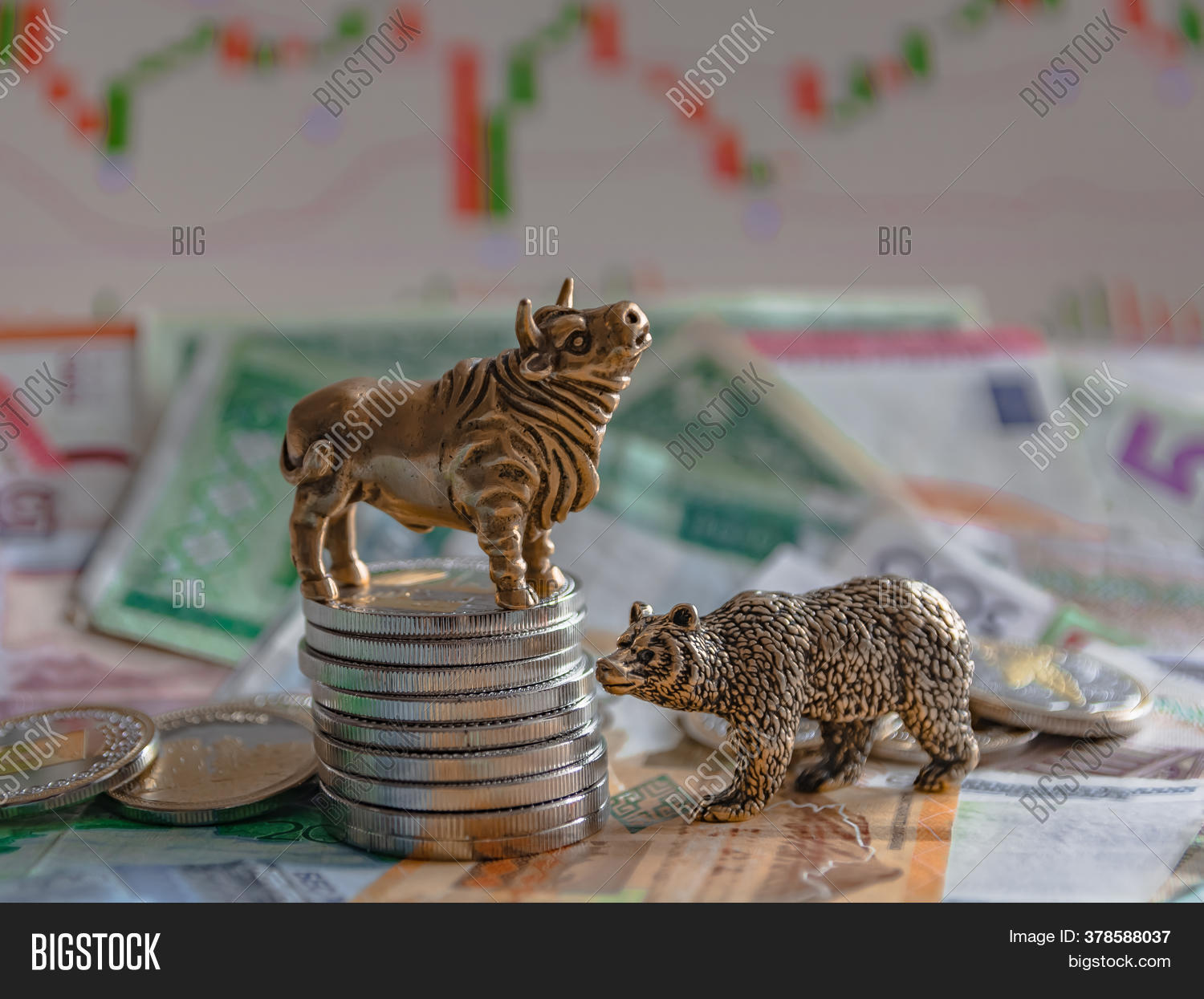 Bronze Figures Bull Image & Photo (Free Trial) Bigstock