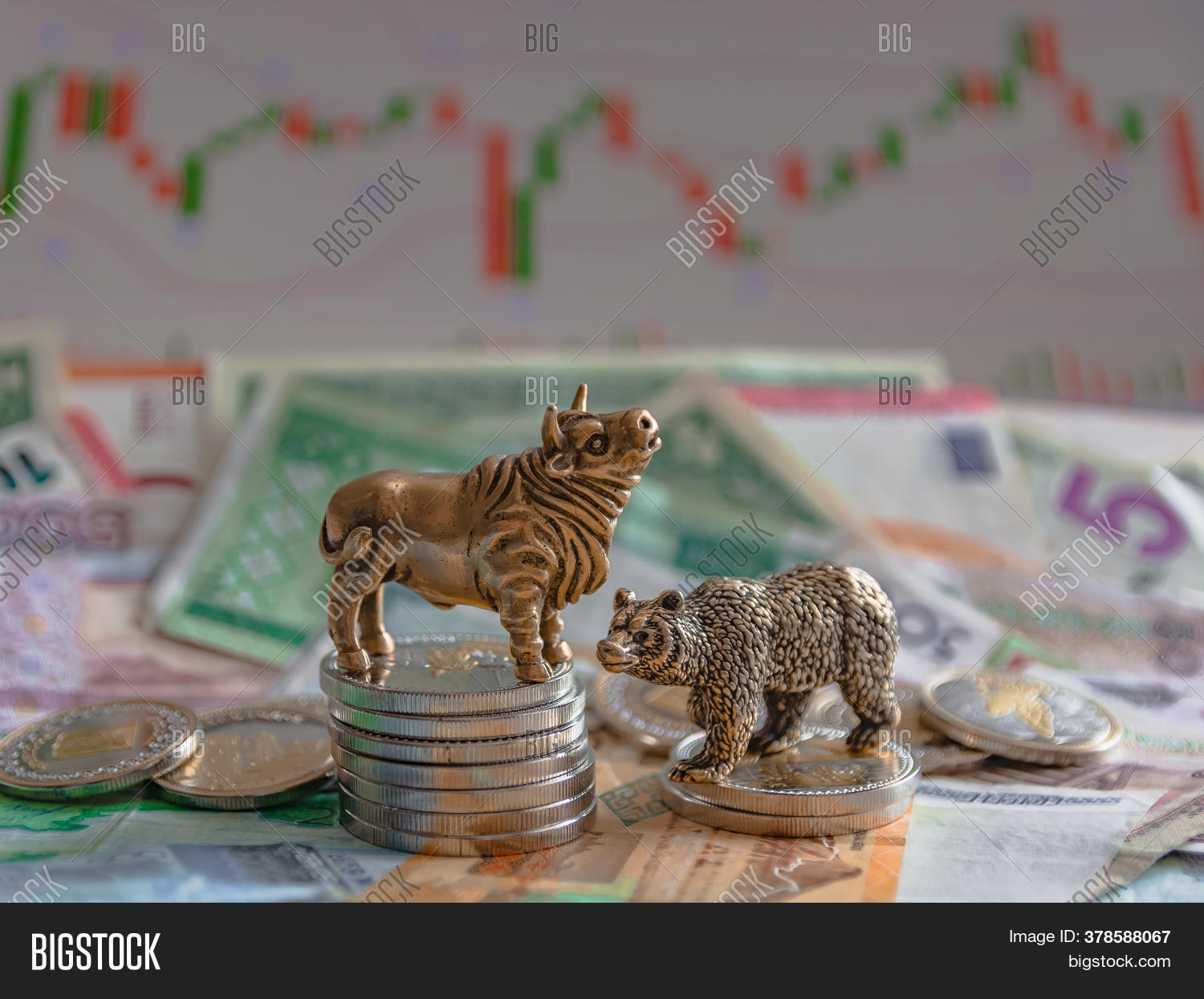 Bronze Figures Bull Image & Photo (Free Trial) Bigstock