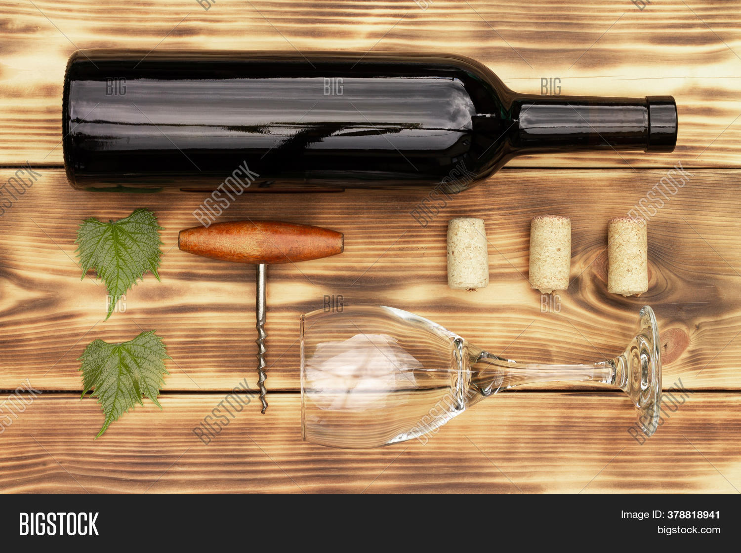Wine Glass, Corkscrew Image & Photo (Free Trial) Bigstock