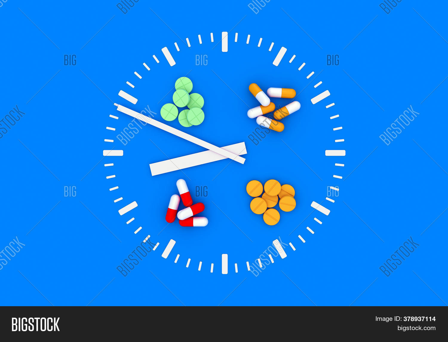 Clock Pills. Pill Image & Photo (Free Trial) Bigstock