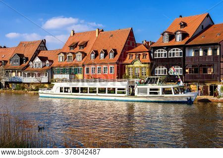 Bamberg, Little Venice, River Pregnitz, Franconia, Bavaria,