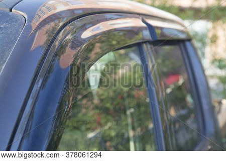Deflectors For Side Windows Of The Car.car Accessory. Additional Equipment.