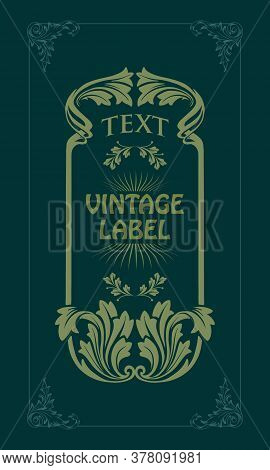 Art Nouveau Decorative Style Vector Vintage For Your Businees