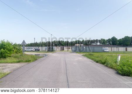 Belzec, Poland - June 12, 2020: Entrance To Museum And Memorial In Former Nazi-german Death Camp.