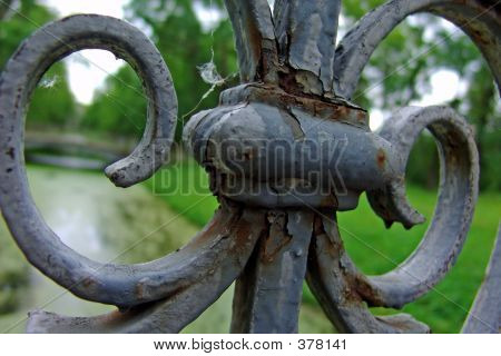 Az idő (régi korlát részlet)