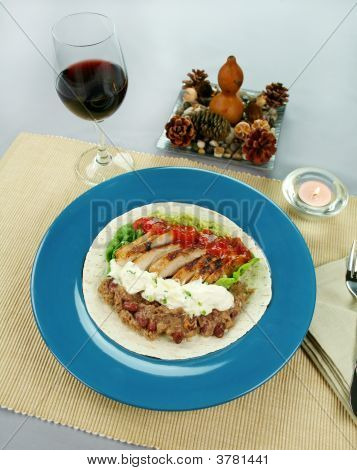 Pollo aperto Tortilla