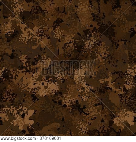 Military And Hunting Camouflage Flecktarn Seamless Pattern
