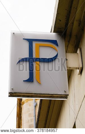Bordeaux , Aquitaine / France - 07 22 2020 : Finances Publiques Logo And Sign On Wall Building Of Pu