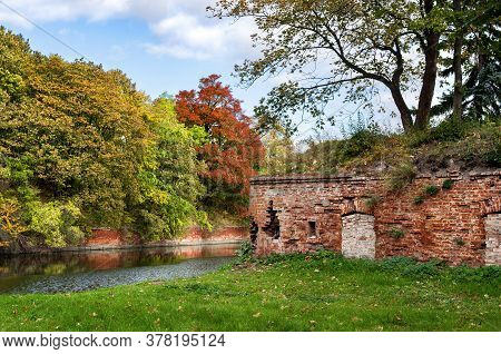 Remnants Of An Old Fort, Baltiysk, Kaliningrad Region, Russia. Baltiysk, Before Known As Pillau, Is 