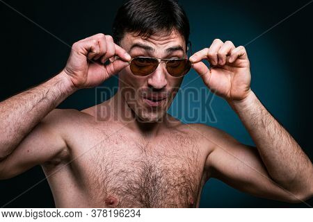 Gay Man Athlete Smiling In Sunglasses Young