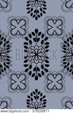 Vector Ornament Decor. Baroque Background Textures.victorian Fabric Tilevector Ornament Decor. Baroq