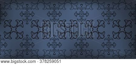 Vector Ornament Decor. Baroque Background Textures.victorian Fabric Tilevector Ornament Decor. Baroq