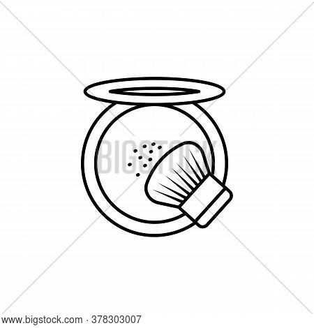 Bronzer Line Icon. Signs And Symbols Can Be Used For Web, Logo, Mobile App, Ui, Ux