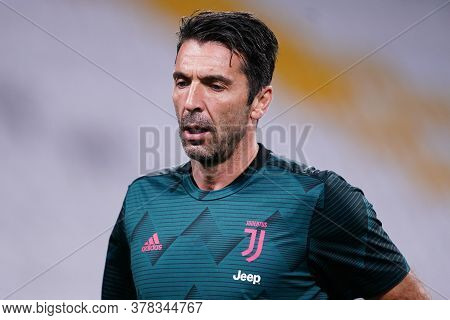 Torino (italy) 26th July 2020. Italian Serie A. Juventus Fc Vs Uc Sampdoria. Gianluigi Buffon Of Juv