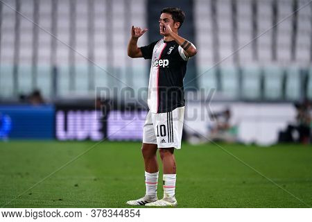 Torino (italy) 26th July 2020. Italian Serie A. Juventus Fc Vs Uc Sampdoria. Paulo Dybala Of Juventu