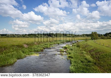 A Fish Passage For Freshwater Fish In The Netherlands, Overijssel Province Near The Villages Of Beer