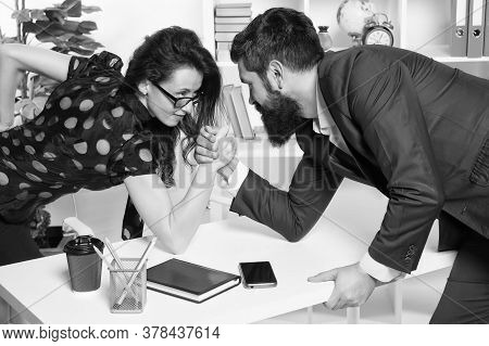Gender Equality. Career In Business. Worthy Rival. Underestimate Forces. Equal Rights. Feminism Conc