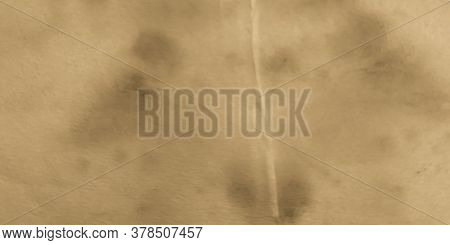 Ripped Parchment. Black And White Ink Decoration. Silk Crumpled Ethnic Art. Beige Ivory. Rice Paper 