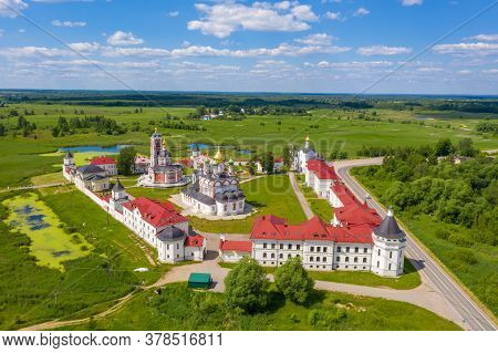 Varnitsky Trinity-sergius Monastery In The Yaroslavl Region, Rostov Veliky, Varnitsa Village On A Su