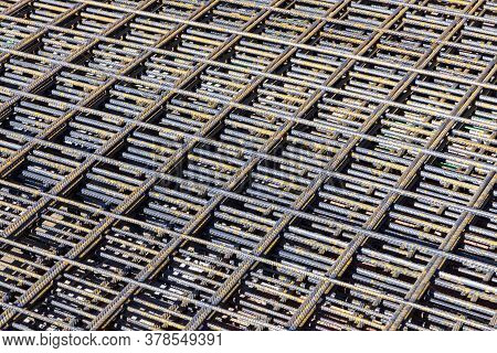 Iron Rod At A Construction Site