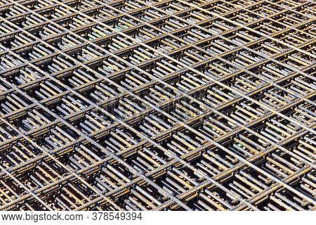 Iron Rod At A Construction Site